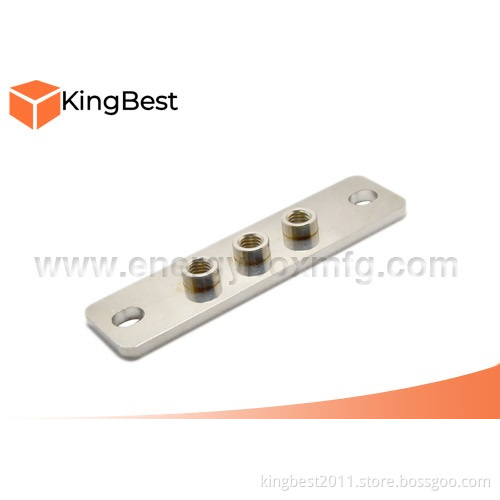 Cutomized Copper Bus Bars with Rivet-Nickle Plated